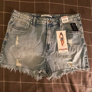 High rise shorts